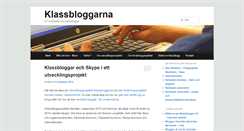 Desktop Screenshot of klassbloggarna.se