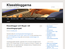 Tablet Screenshot of klassbloggarna.se